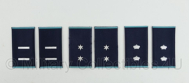 Belgische Federale Politie epauletten blauw vanaf 7,50 euro - kort model - origineel