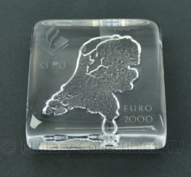 KLPD  Euro 2000 aandenken in origineel doosje - afmeting 12 x 12 x 2,5 cm - origineel