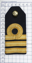 KMARNS enkele epaulet Luitenant Kolonel der Mariniers - 13 x 5 cm - origineel