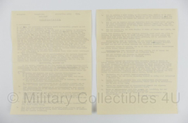 WO2 Nederlands verzetsdocument van Het Comite van verzet juli 1941 Proclamatie - 28 x 21 cm - origineel
