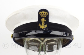 KM Marine onderofficieren pet Bancroft met insigne - maat 54 - Bancrofts/Hassing BV - origineel