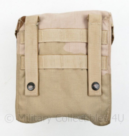 US Army Desert MOLLE pouch II 200 round saw gunner pouch - magazijntas voor 200 patronen magazijn - 20 x 18 x 9 cm - origineel