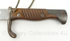WO1 Duitse Gewehr 98 bayonet G98 Anker-Werke Bielefeld met schede - 50 cm lang - origineel