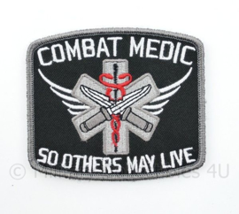 Combat Medic So Others May Live embleem - met klittenband - 9 x 8 cm