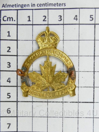 Canadese wo2 cap badge. Royal Cnadian Army Cadets - 5 x 4 cm - origineel