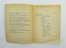 MVO Chef der Generalen Staf  Voorschrift nr. 1592 uit 1946 Exercitie Reglement  - afmeting 12 x 17 cm - origineel