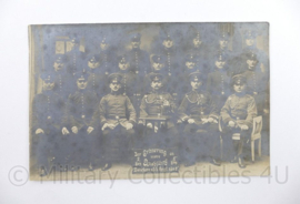 WO1 WO2 Duitse Postkarte Zur Erinnering an unsere Ausbildung 1912 Zwickau - 14,5 x 9 cm - origineel