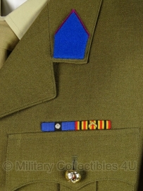 Belgische field service dress 1968 - maat 6 = XL !- origineel