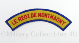 Canadese leger Le Regiment de Montmagny shoulder title - 15,5 x 5 cm - origineel