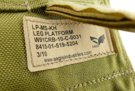 Defensie en US Army Eagle Industries LEG PLATFORM MOLLE beenpaneel met beenriem - nieuw - origineel