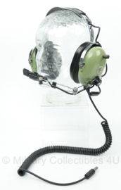 David Clark USA model H10-76 Aviation headset met microfoon - licht gebruikt - origineel