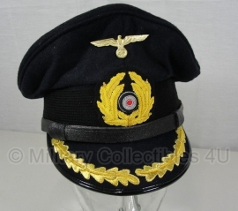 WO2 Duitse Kriegsmarine Kapiteins schirmmutze donkerblauw - maat 57 t/m 60