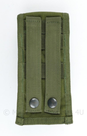 Defensie en Korps Mariniers en US Army groene Molle pouch single magazin M4 en Diemaco - 18 x 8,5 x 5,5 cm - nieuw - origineel