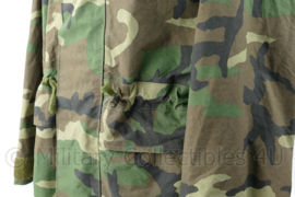 Korps Mariniers waterproef Goretex regenjas Woodland - maat large - origineel