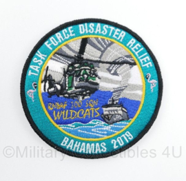 Task Force Disaster Relief Bahamas 2019 embleem - met klittenband - diameter 9 cm