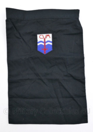 Defensie halsdoek CVM Commando Centrale Verzorging Militairen -  34 x 21 cm - zwart - origineel