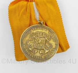 Trouwe dienst goud Koninklijke Marine - Wilhelmina - 5,5 x 4 cm -  origineel