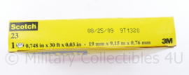 Zelffuserende rubber tape 3M Scotch 23 - 9mm x 9.15meter - nieuw in doosje