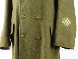 WO2 Britse leger mantel met rangen Company Sergeant-Major- wol - groen - maat L - origineel
