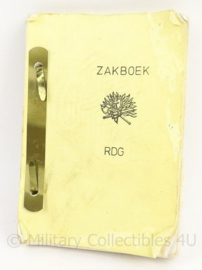 KL MVO zakboek RDG - Korps Mobiele Colonnes - 15 x 10 cm - origineel