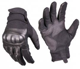 Tactical Glove Handschoen - extra beschermend en met te openen wijsvinger - Zwart