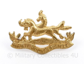 Original WWII Umvoti Mounted Rifles S African Armored Regiment Cap Badge - 3 x 3,5 cm - origineel