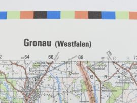 Duitse militaire stafkaart C3905 Gronau Westfalen - 1 : 100.000 - 74 x 56 cm - origineel