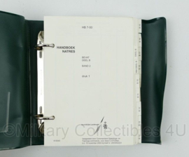 Defensie handboeken HB 7-50 NATRES deel A, B en C - gebruikt - 13 x 4 x 15 cm - origineel