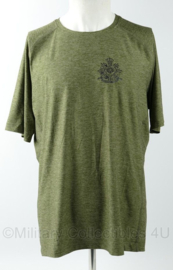 KMARS Korps Mariniers Joint Arctic Training 2020 Norway Cooldry shirt groen - merk Tee Jays - maat Extra Large - NIEUW - origineel