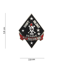 Ranger 1st Recon battalion  speld - metaal - 3,8 x 2,8 cm.