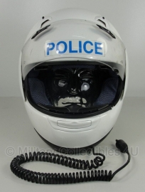 Britse politie motorhelm - merk Aral Astro-R  nr. 6 - maat 61/62