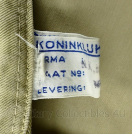 Korps Mariniers tropen shirt Khaki met korte mouw - rang Korporaal - maat 40- originele