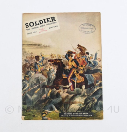The British Army Magazine Soldier  April 1954 -  Afkomstig uit de Nederlandse MVO bibliotheek - 30 x 22 cm - origineel