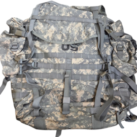 US Army ACU camo Molle II LARGE Rucksack Rugzak met 2 sustainment pouches, draagstel en heupband - origineel