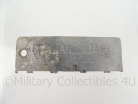 WO2 Duits aluminium Krijgsgevangenen dogtags Stalag kamp 1A - origineel