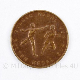Golden medal Gum Gum Hardlopen 1930's  - diameter 2,5 cm - origineel