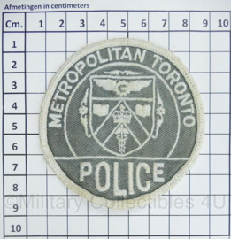 Canadese Politie embleem Canadian Metropolitan Toronto Police patch - diameter 8,5 cm - origineel