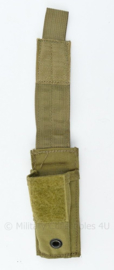 Originele Defensie Korps Mariniers en US Army coyote MOLLE pouch Single Magazin Pistol - 15,5 x 5 x 3,5 cm - nieuw - origineel