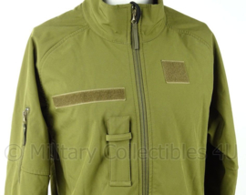 KL Nederlands leger softshell jack GROEN - maat Small, Medium, Large  - NIEUW - origineel