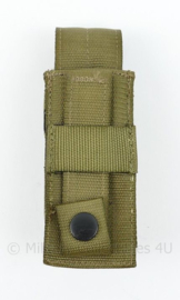 Originele Defensie Korps Mariniers en US Army coyote MOLLE pouch Single Magazin Pistol - 13 x 5 x 4 cm - nieuw - origineel