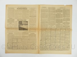 WO2 Duitse krant Tageszeitung nr. 211 9 september 1943 - 47 x 32 cm - origineel