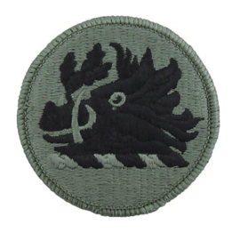 US Army Foliage patch - Georgia National Guard - met klittenband - voor ACU camo uniform - origineel