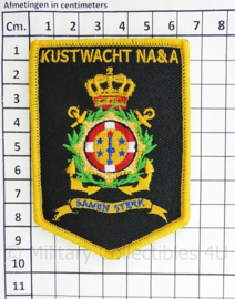 Kustwacht NA&A Kustwacht Nederlandse Antillen en Aruba Samen Sterk met klittenband- 9 x 6,3 cm