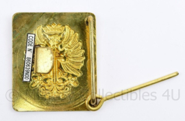 Spaanse leger gouden koppelslot - 5,6 x 6 cm - origineel