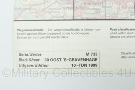 Defensie stafkaart 30 Oost 's-Gravenhage 1 : 50 000 - 60 x 57 cm - origineel