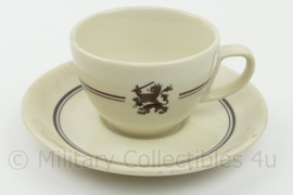 Defensie Landmacht Mosa kopje en schotel set - origineel