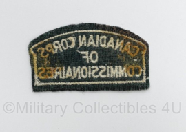 Canadese leger Canadian Corps of Commissionaires shoulder title - 7 x 4 cm - origineel