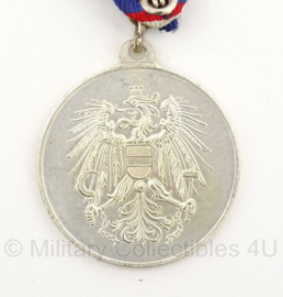 Oostenrijkse Wehrdienstmedaille voor milities zilver - origineel