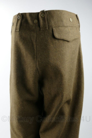 WO2 Britse P40 battledress trousers broek - maat Large - nieuw - replica