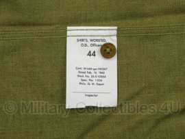 US officers shirt replica - mustard  kleur - us size 40 tm. 46